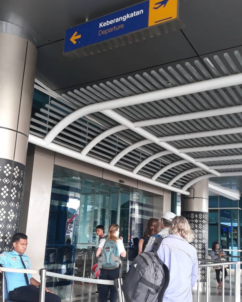 Arriving at Komodo Airport
