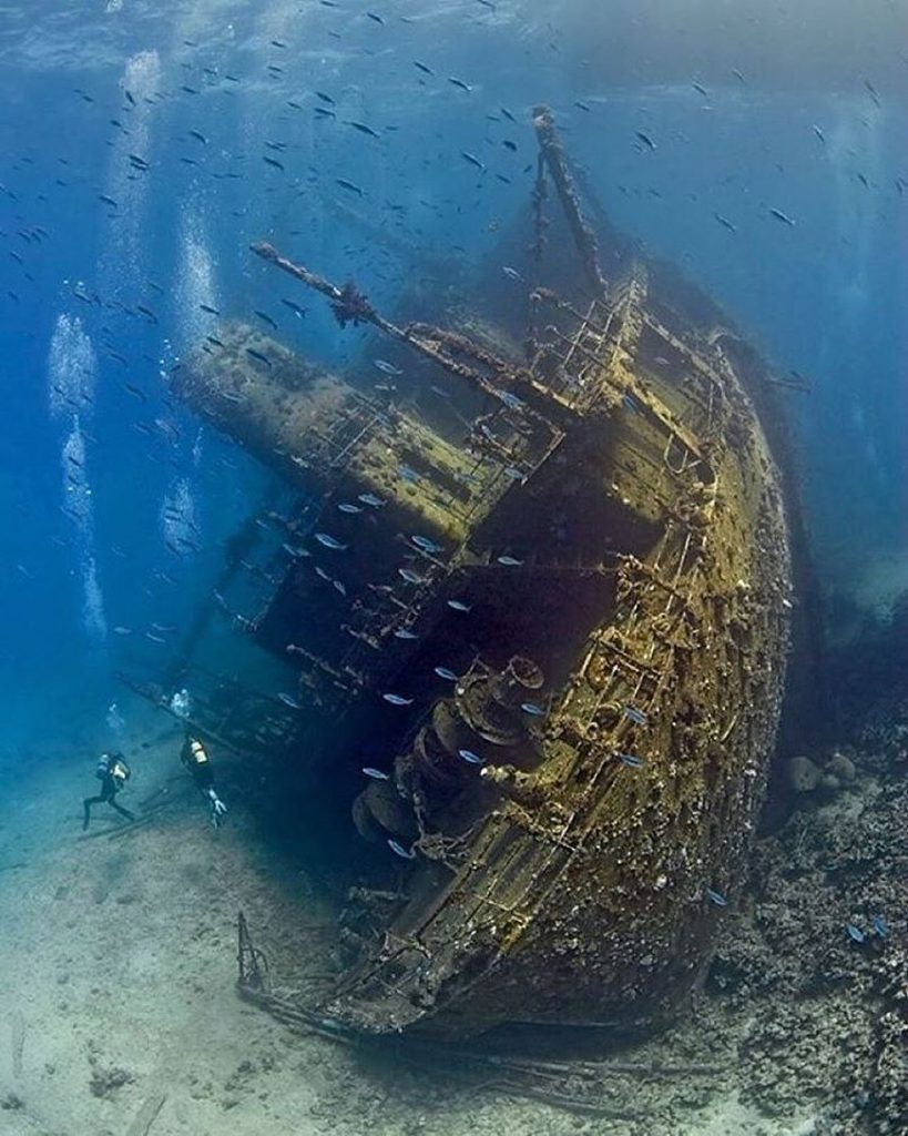 Wreck Diving in Ship Graveyard, Abu Nuhas, Egypt