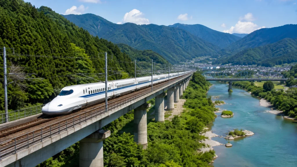 shinkansen travel across japan